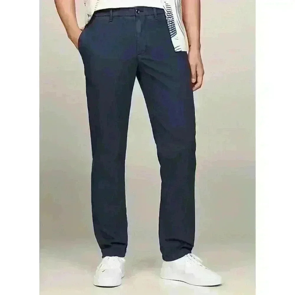 TOMMY HILFIGER Men Denton Straight Chino Pants Trousers Size W32 L30
